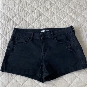 Old Navy black jean shorts